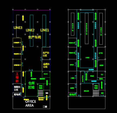 新能源廠區(qū)CAD平面布局圖